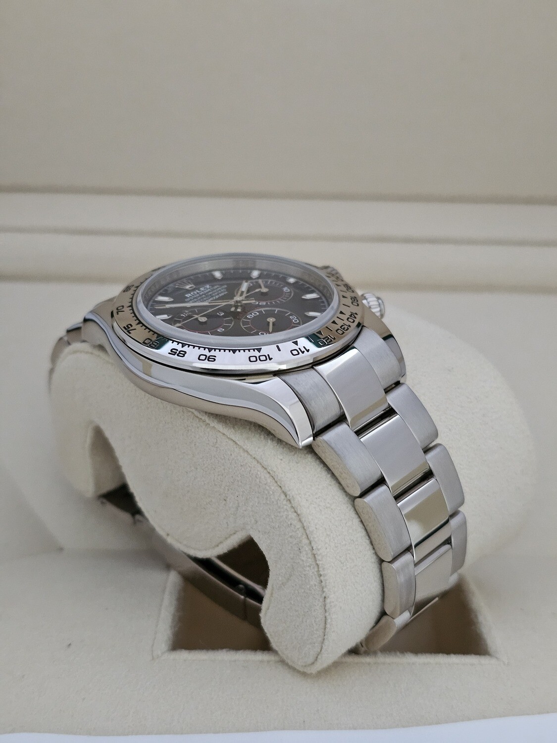 Rolex Cosmograph Daytona 116509 - 2023 Full Set, Blue Dial 18K White Gold