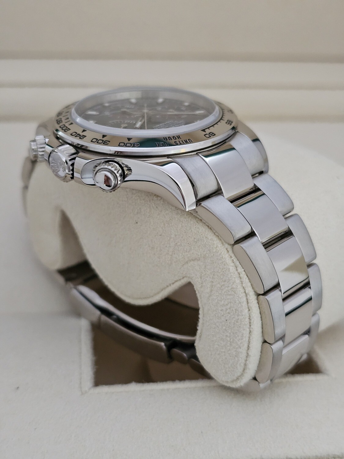 Rolex Cosmograph Daytona 116509 - 2023 Full Set, Blue Dial 18K White Gold