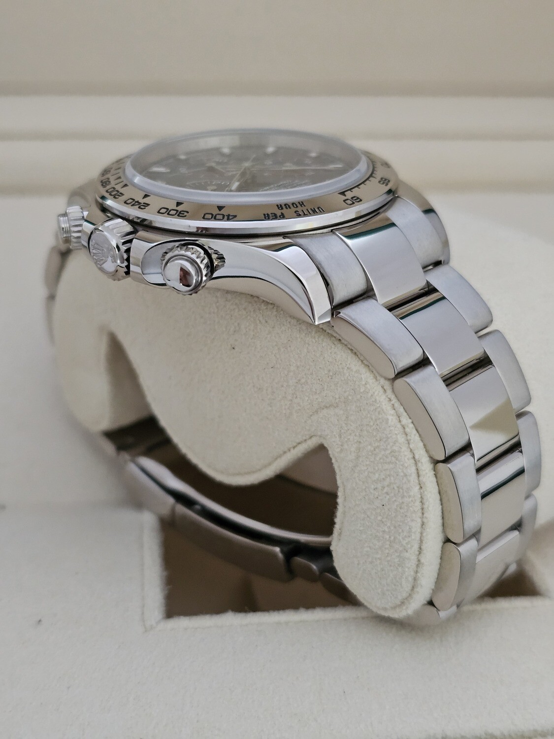 Rolex Cosmograph Daytona 116509 - 2023 Full Set, Blue Dial 18K White Gold