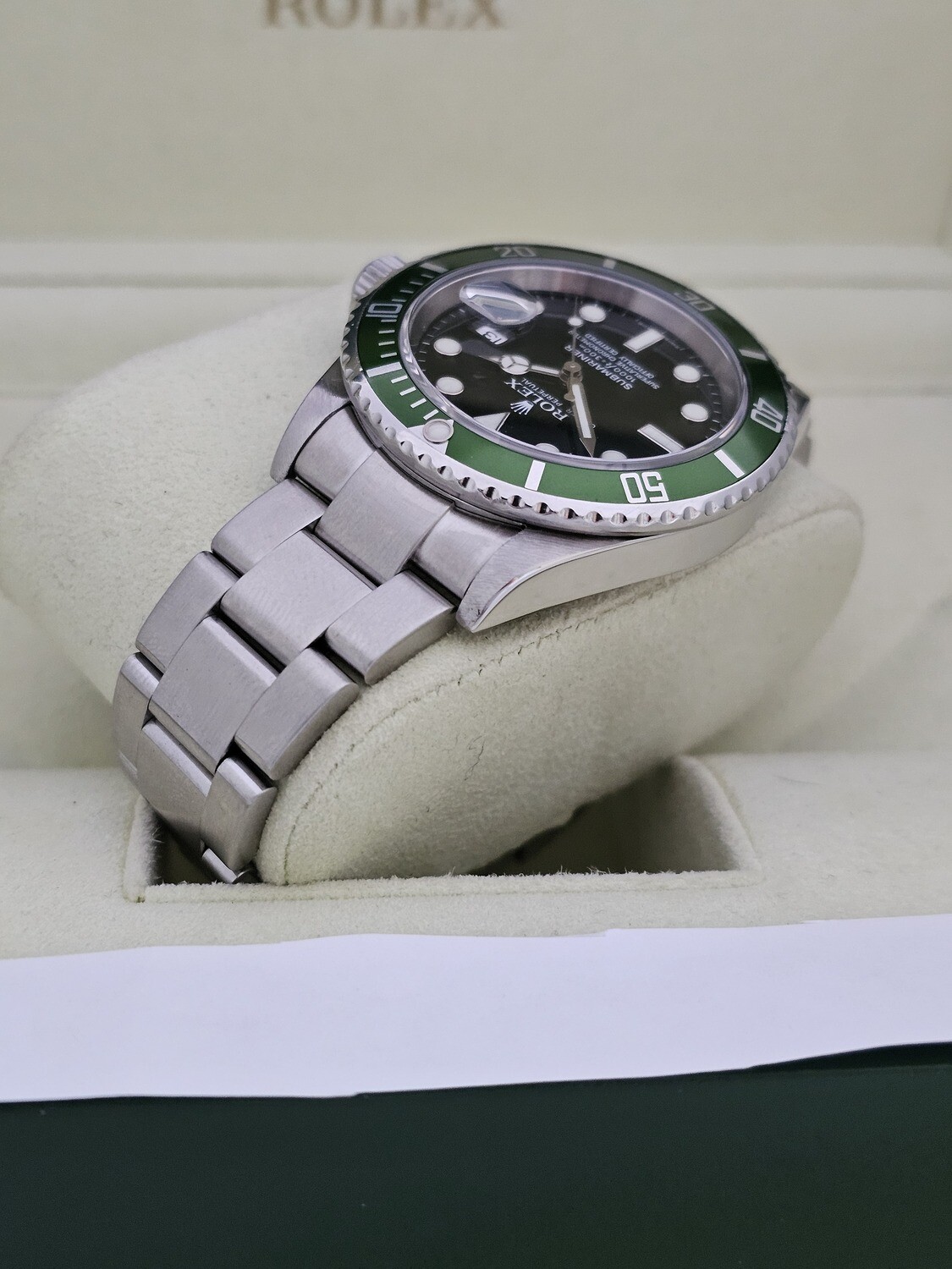 Rolex Submariner 16610LV Kermit 2006 Full Set