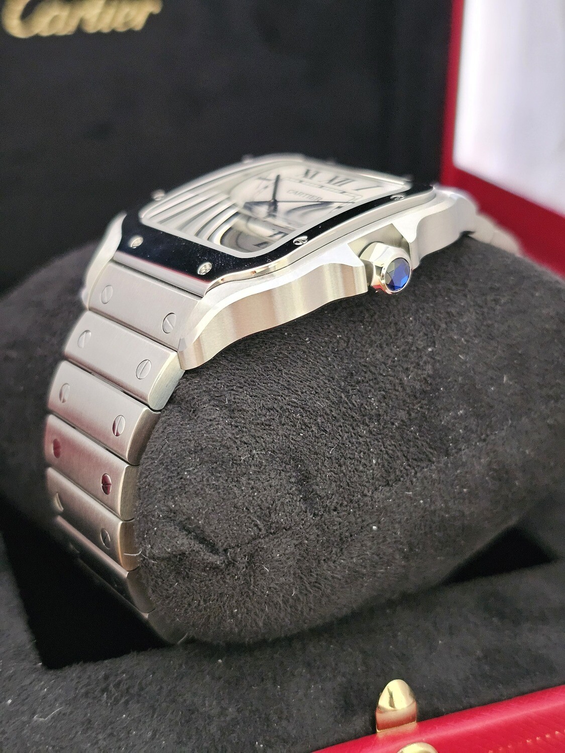 Cartier Santos De Cartier Large 2023 Full Set New/Unworn