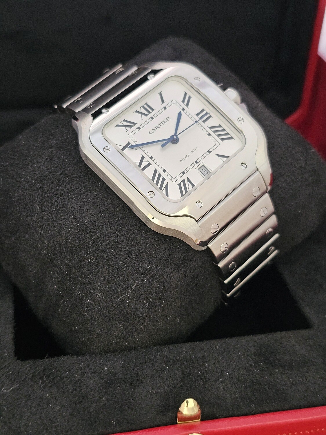 Cartier Santos De Cartier Large 2023 Full Set New/Unworn