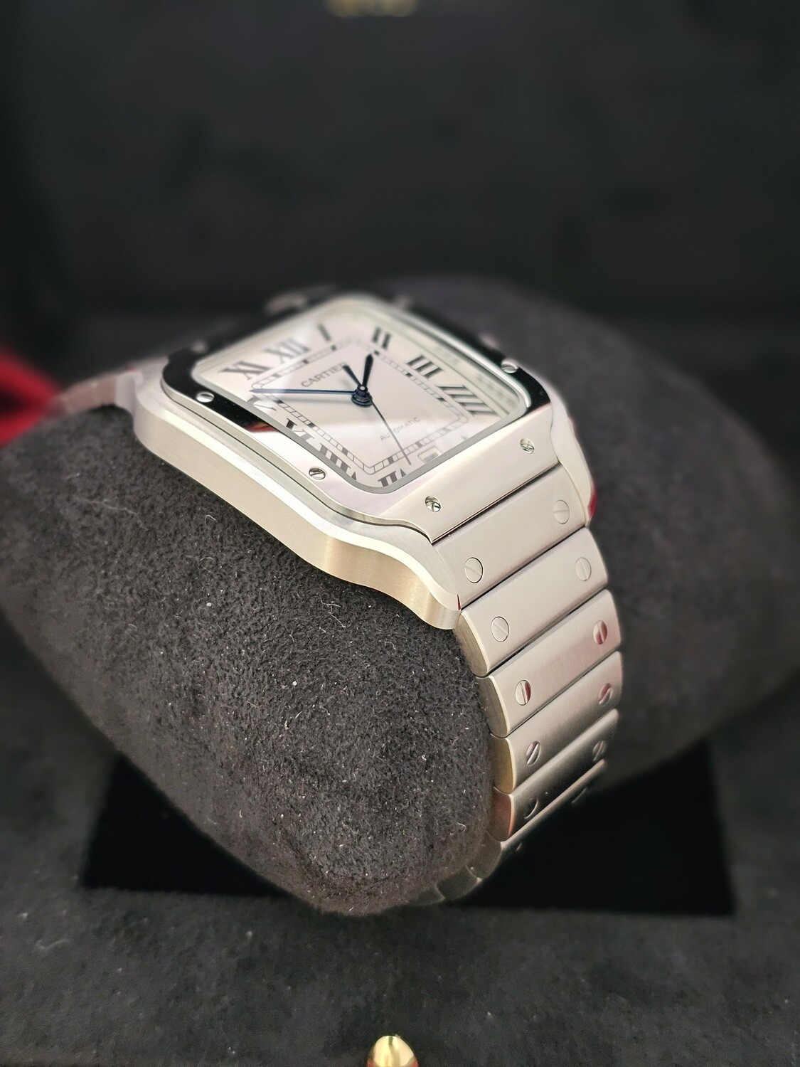 Cartier Santos De Cartier Large 2023 Full Set New/Unworn