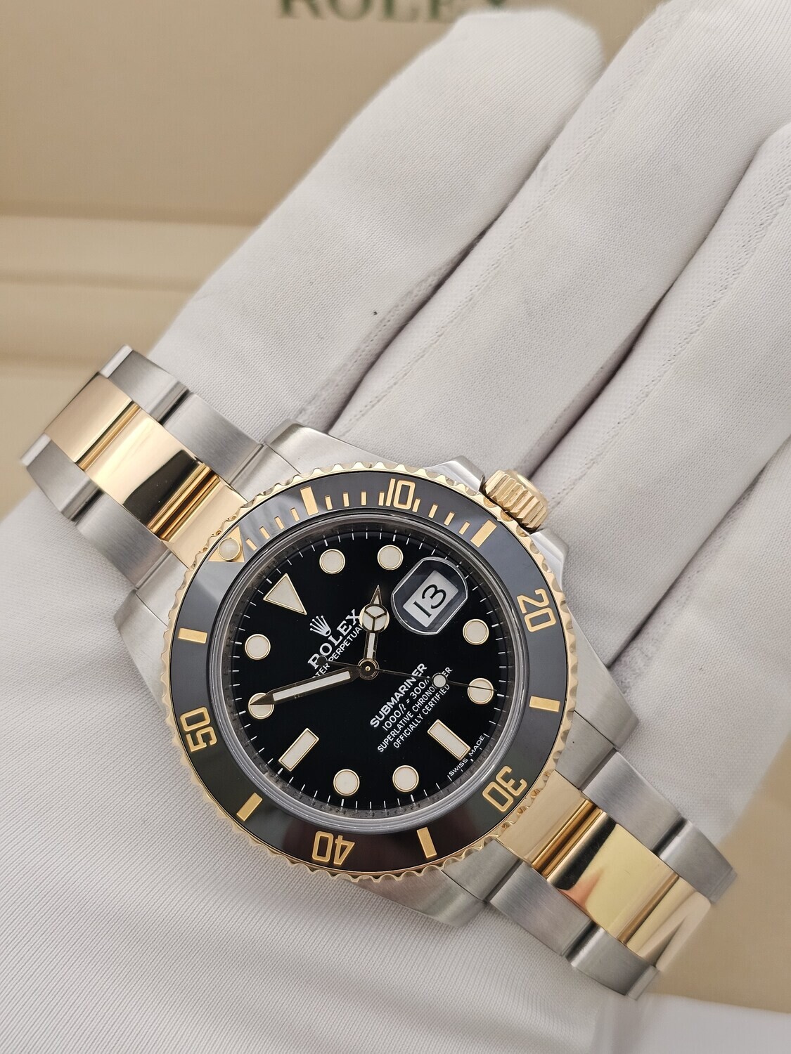 Rolex Submariner Date Watch, Ref 116613LN - 2014 Box &amp; Papers
