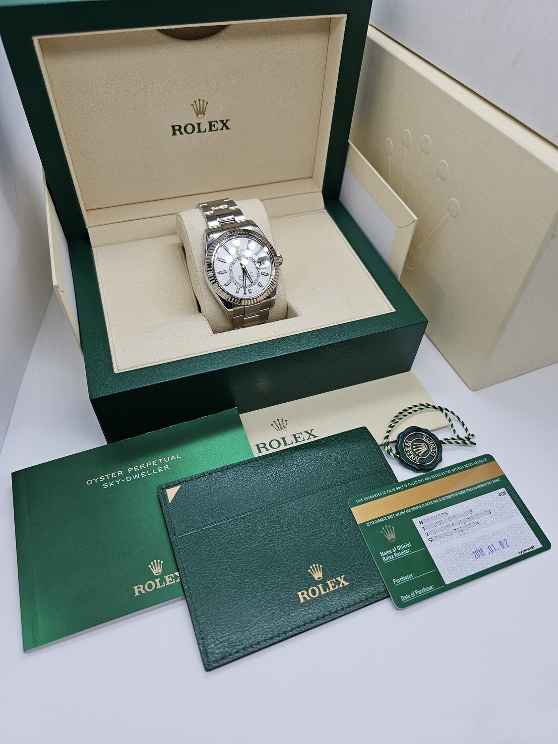 Rolex Sky-Dweller 326934, 2018 White Dial