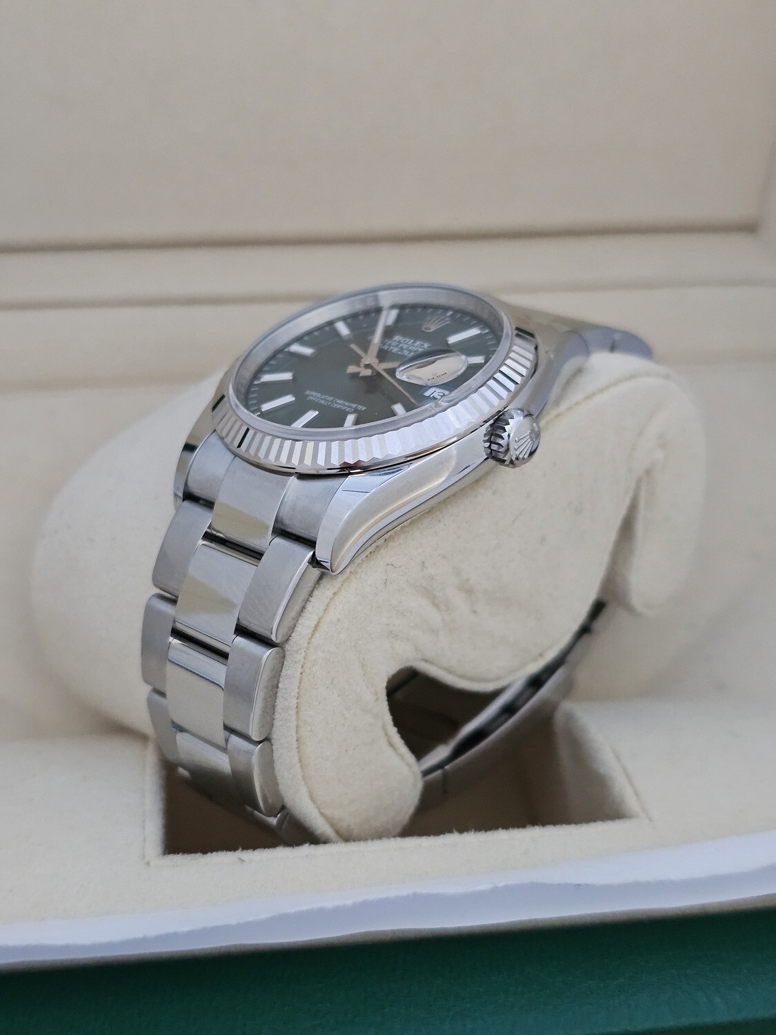 Rolex Datejust 126234 36mm - 2024 Mint Green Dial - Full Set Unworn