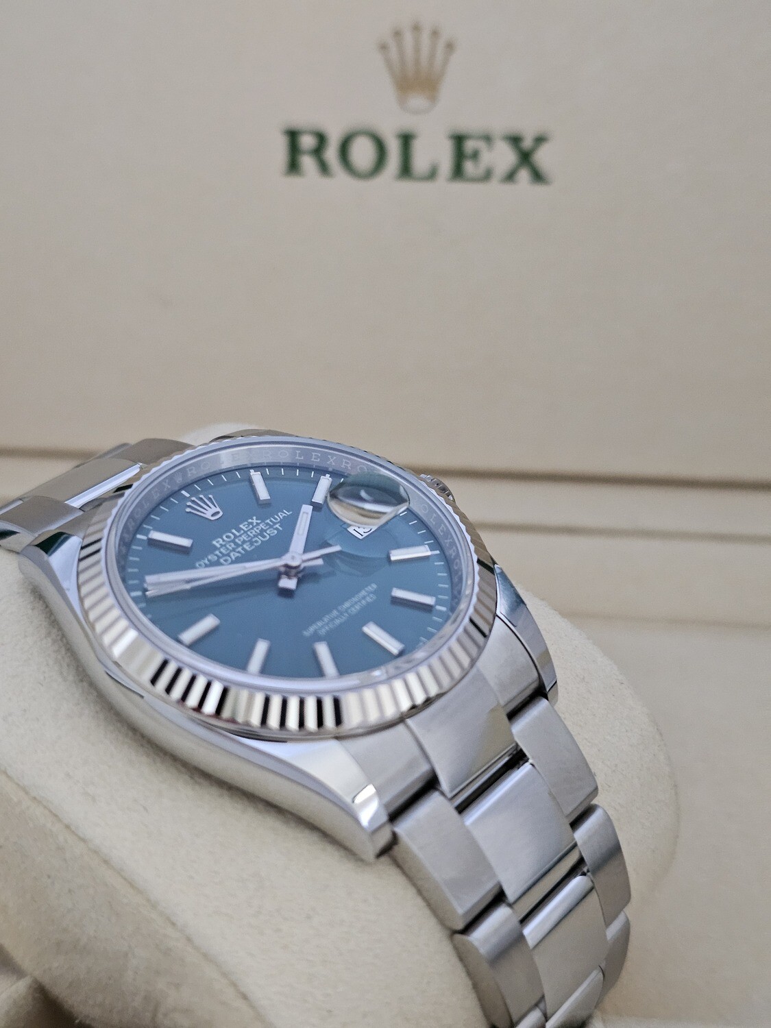 Rolex Datejust 126234 36mm - 2024 Mint Green Dial - Full Set Unworn