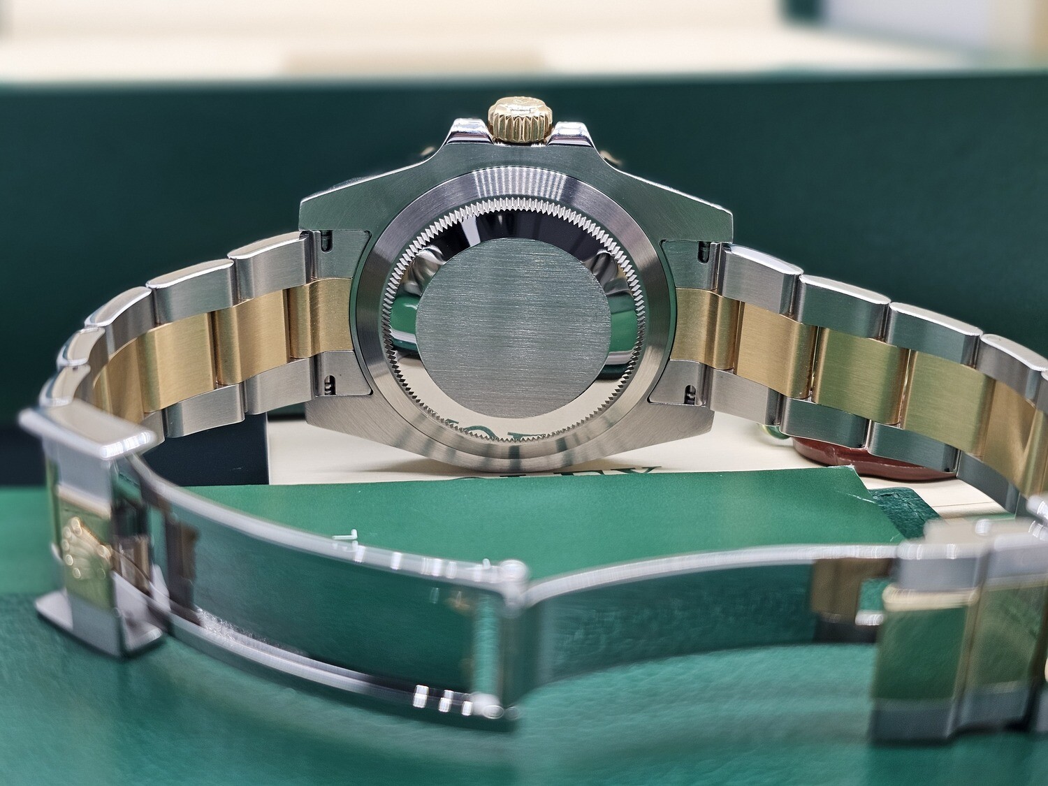 Rolex Submariner Watch, Bluesy Ref 116613LB, 2014 Full Set, 2022 Rolex Service