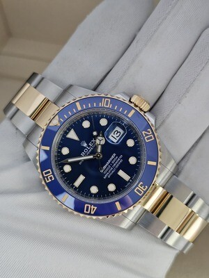 Rolex Submariner Bluesy Watch, 2022 Full Set, Ref 126613LB