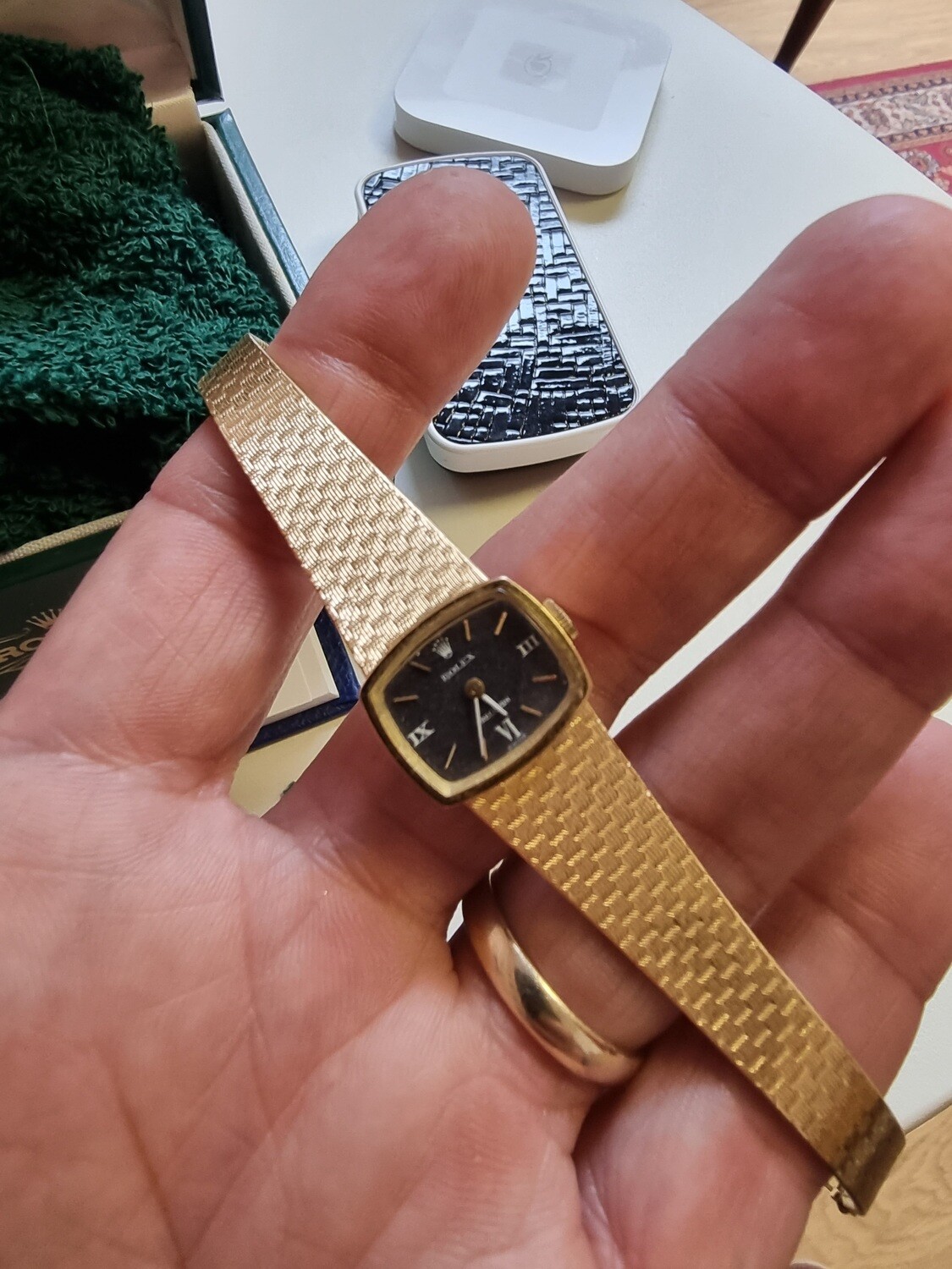 Rolex Precision 18ct Gold ladies watch, 1960&#39;s Cocktail watch