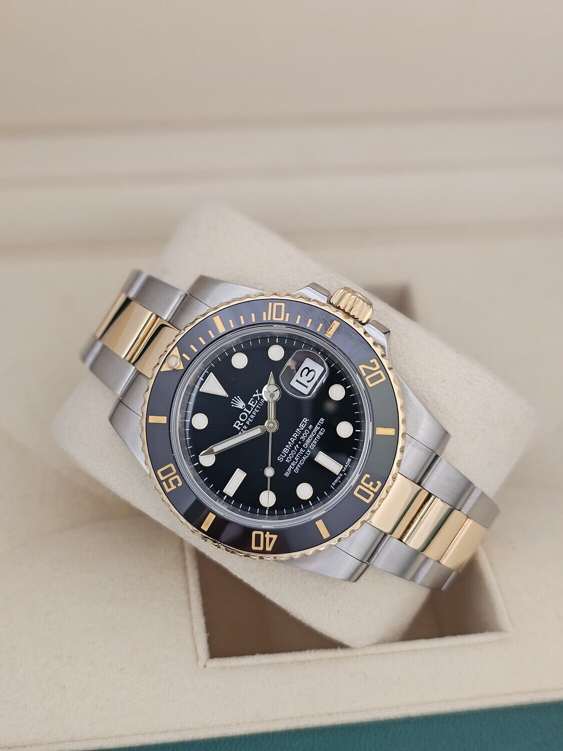 Rolex Submariner Date Watch, Ref 116613LN - 2014 Box &amp; Papers