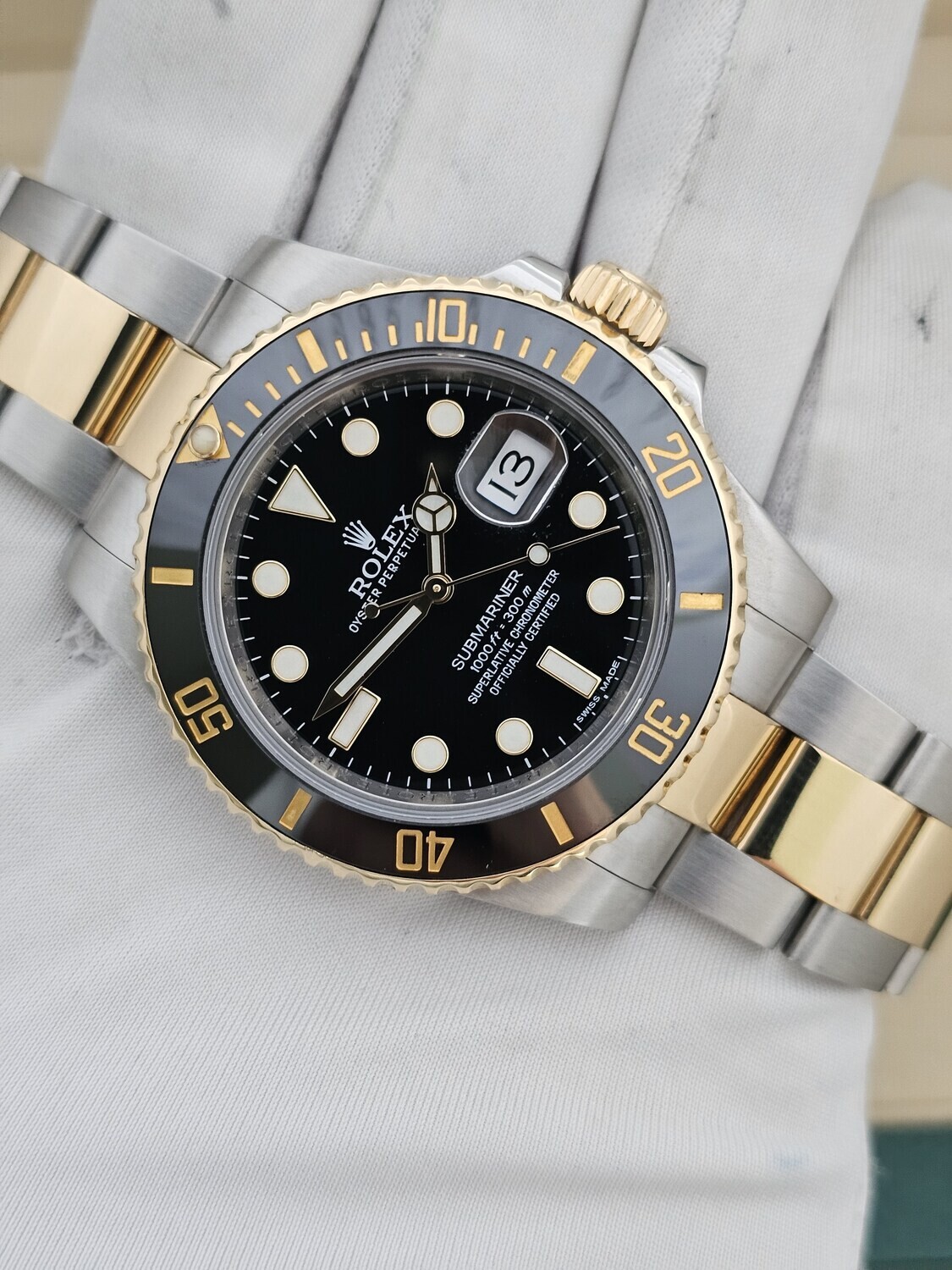 Rolex Submariner Date Watch, Ref 116613LN - 2014 Box &amp; Papers