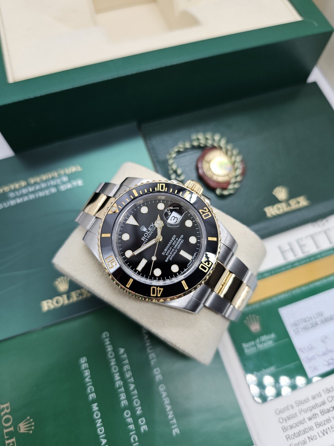 Rolex Submariner Date Watch, Ref 116613LN - 2014 Box &amp; Papers