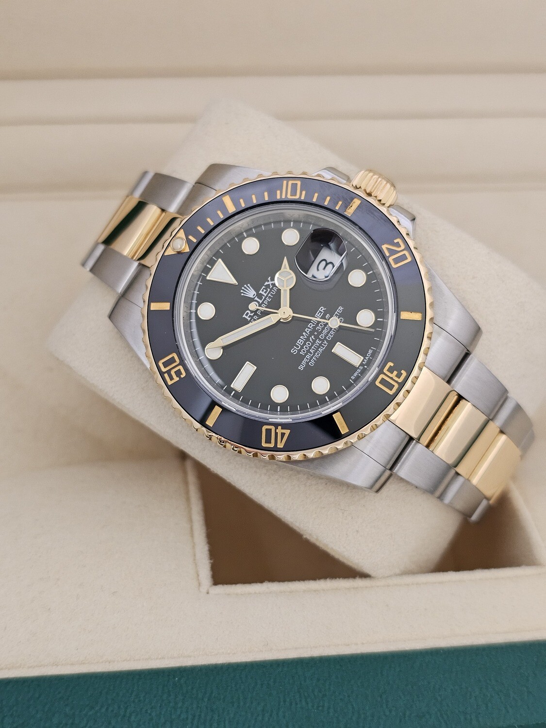 Rolex Submariner Date Watch, Ref 116613LN - 2014 Box &amp; Papers