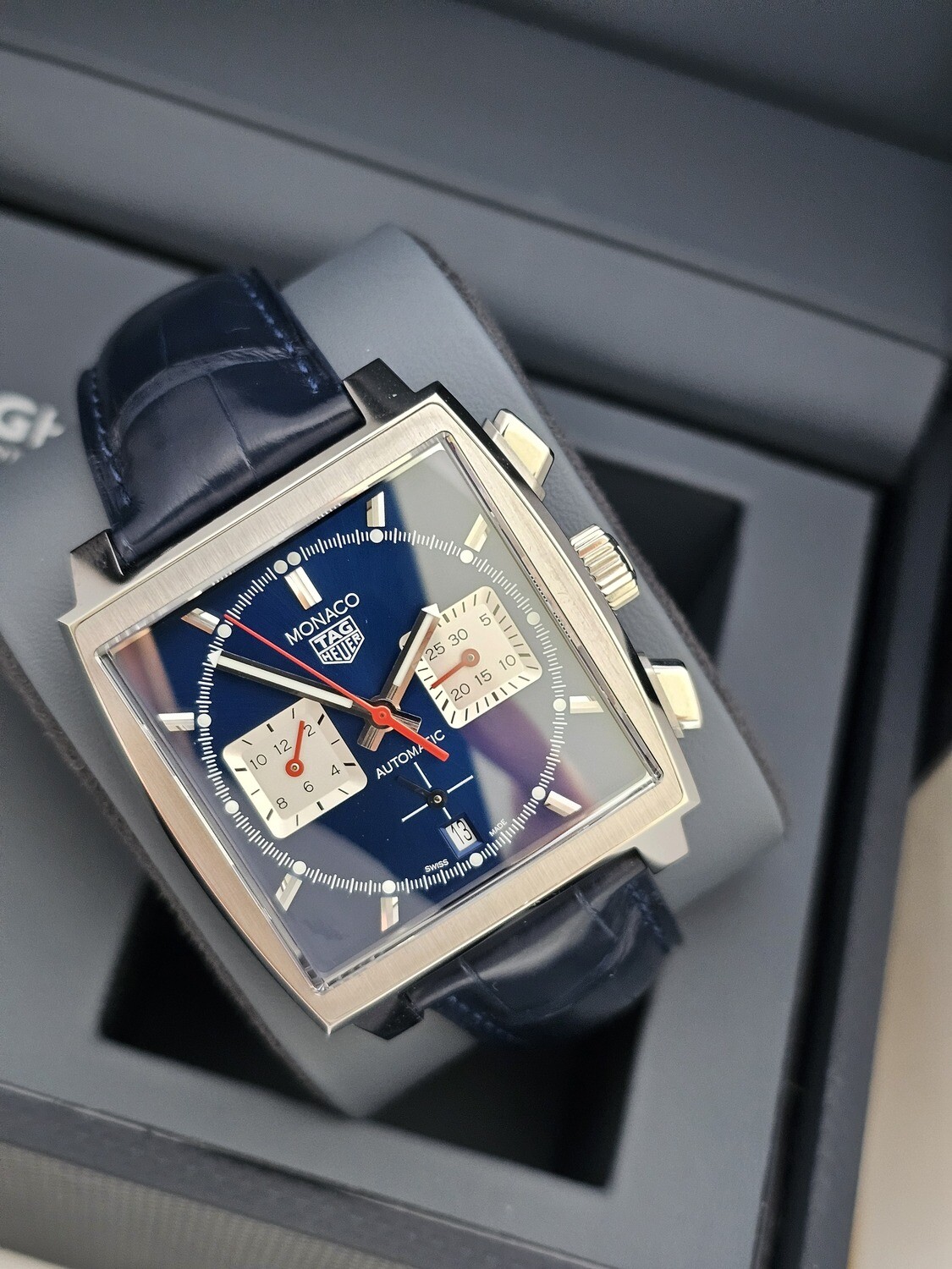 TAG Heuer Monaco Chrono Watch, New/Unworn, Ref CBL2111.FC6453, 2024 Full Set