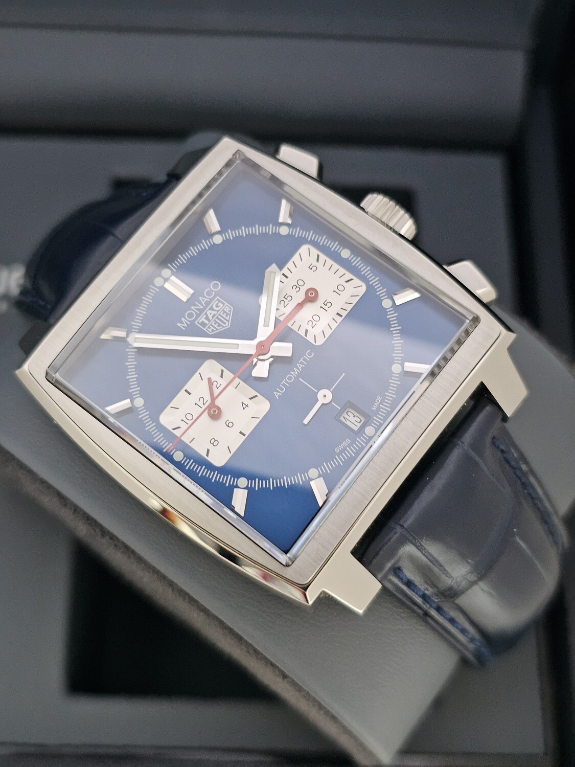 TAG Heuer Monaco Chrono Watch, New/Unworn, Ref CBL2111.FC6453, 2024 Full Set