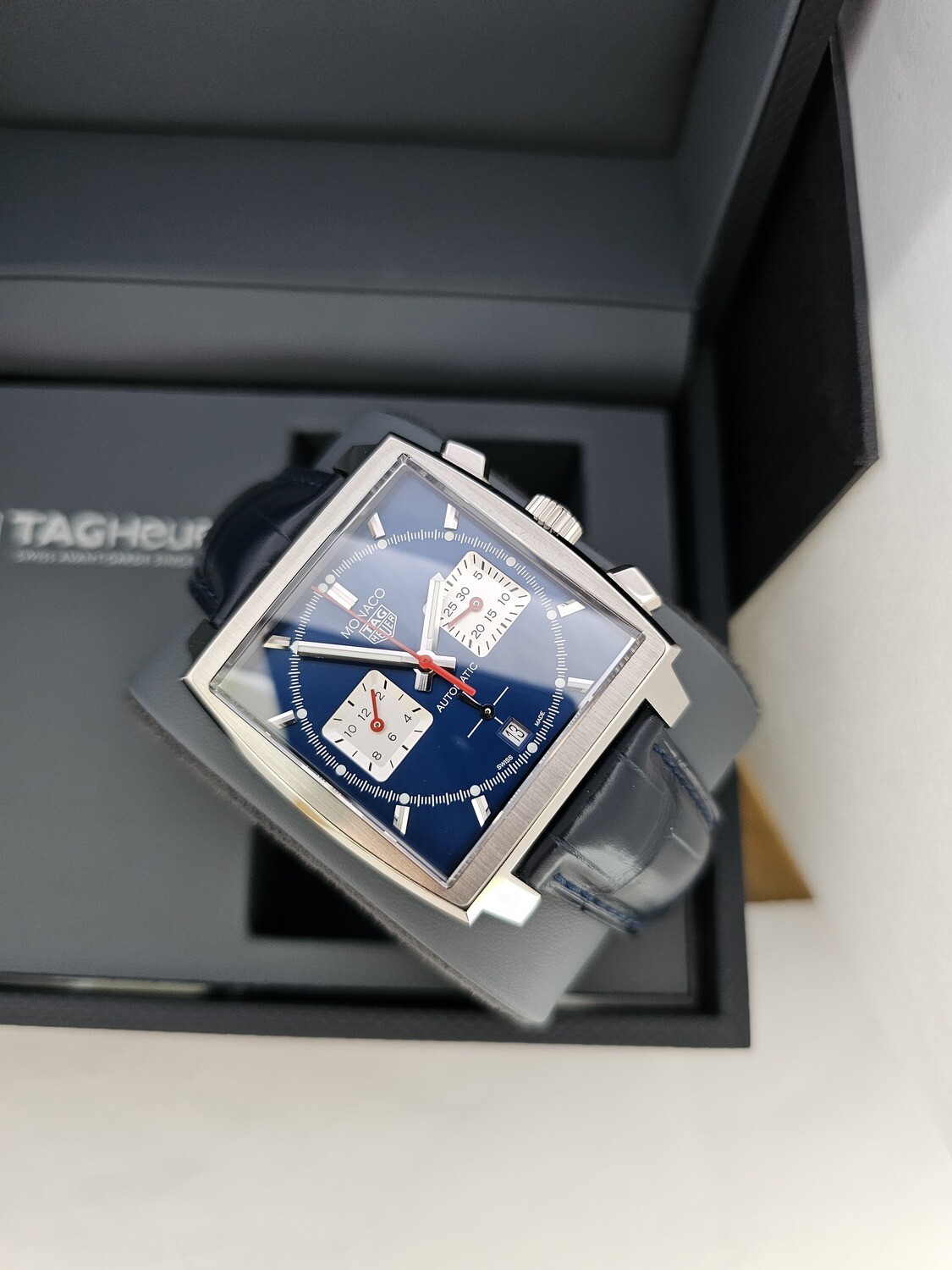 TAG Heuer Monaco Chrono Watch, New/Unworn, Ref CBL2111.FC6453, 2024 Full Set