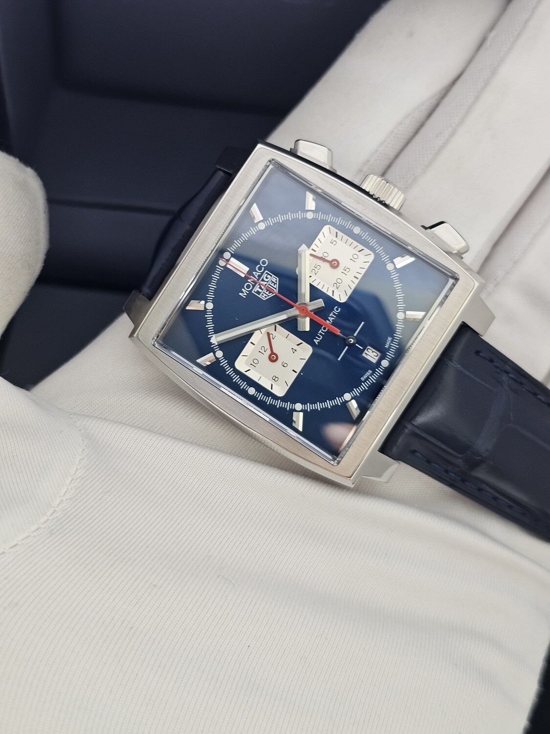 TAG Heuer Monaco Chrono Watch, New/Unworn, Ref CBL2111.FC6453, 2024 Full Set