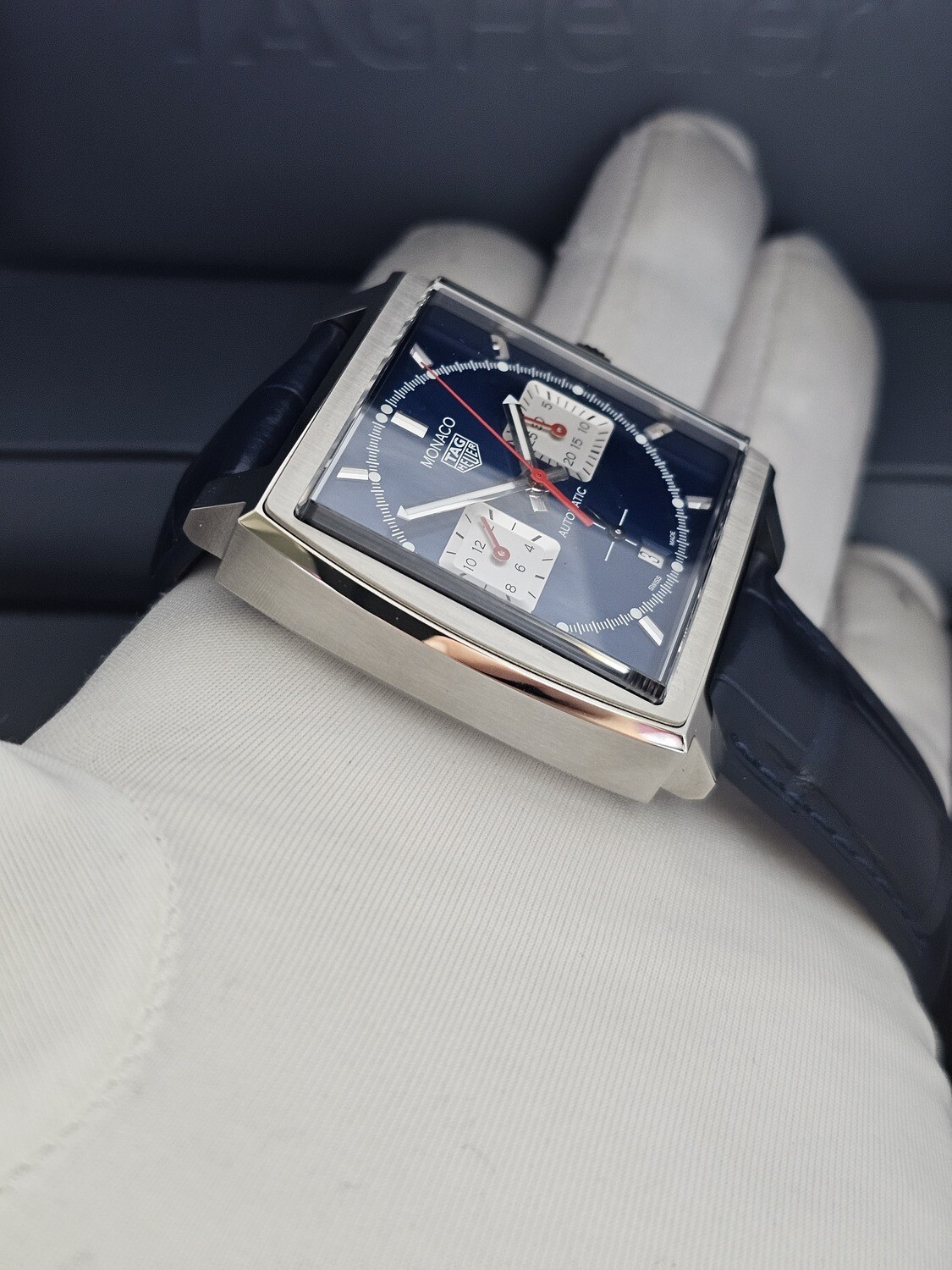 TAG Heuer Monaco Chrono Watch, New/Unworn, Ref CBL2111.FC6453, 2024 Full Set