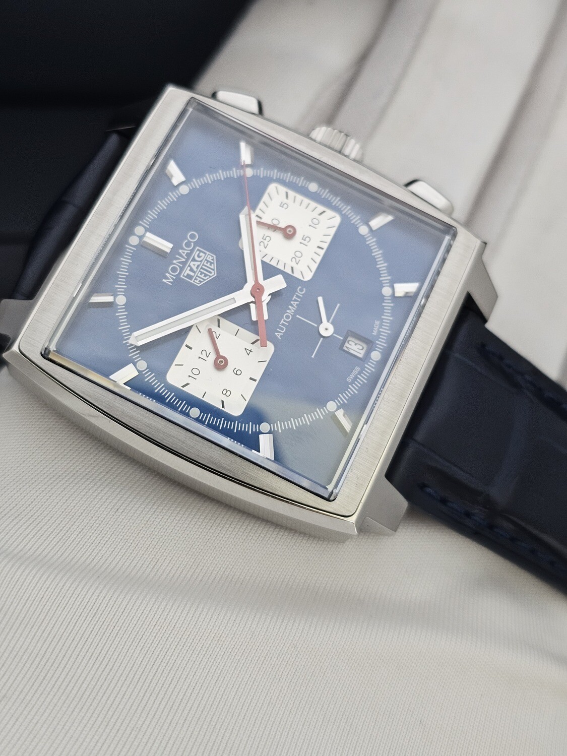 TAG Heuer Monaco Chrono Watch, New/Unworn, Ref CBL2111.FC6453, 2024 Full Set