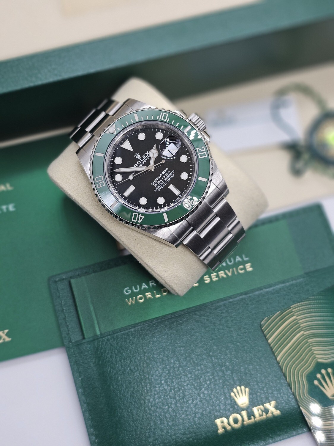 Rolex Submariner Watch, Starbucks 2021 Full Set, Ref 126610LV