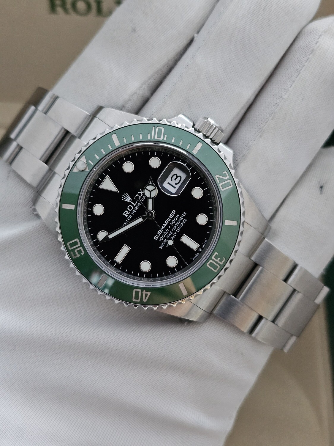 Rolex Submariner Watch, Starbucks 2021 Full Set, Ref 126610LV