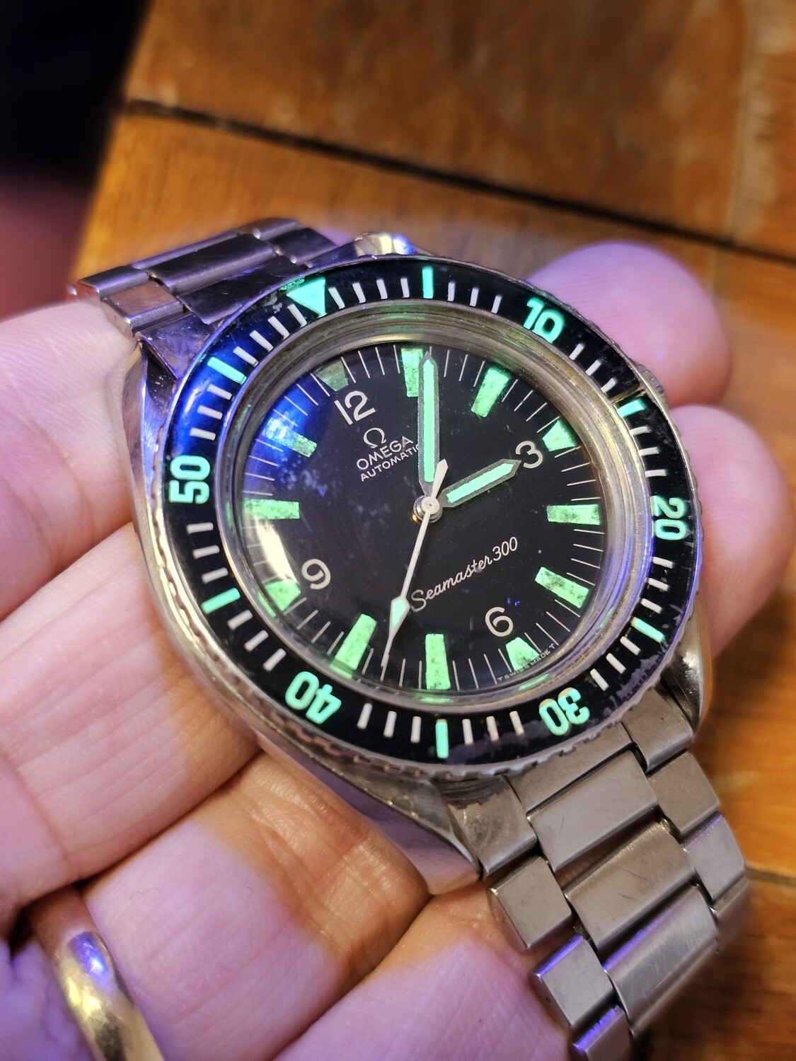 OMEGA Seamaster 300 Men&#39;s Black Watch - Ref 165024 64