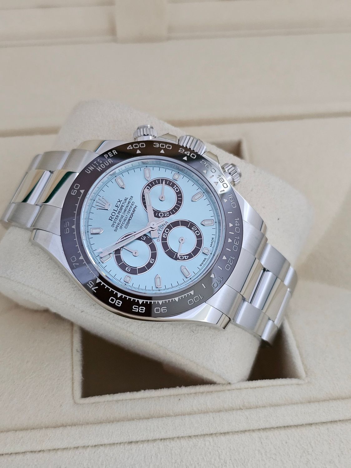 Rolex Daytona Platinum Watch, Discontinued Ref 116506 - 2019 Superb Condition