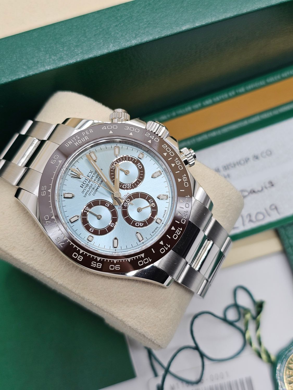 Rolex Daytona Platinum Watch, Discontinued Ref 116506 - 2019 Superb Condition