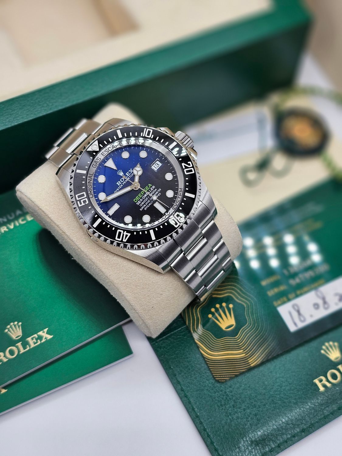 Rolex Sea-Dweller Deepsea D Blue Watch, James Cameron, Ref: 136660 2023 Full Set