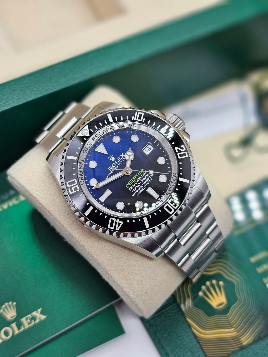 Rolex Sea-Dweller Deepsea D Blue Watch, James Cameron, Ref: 136660 2023 Full Set