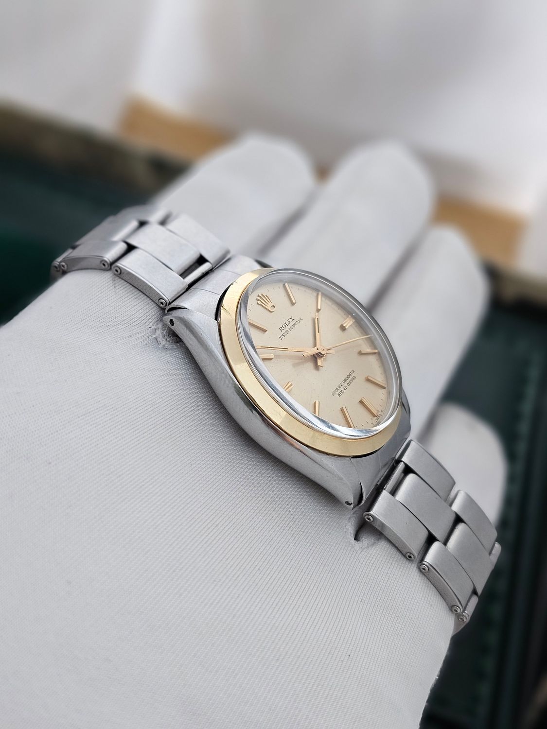 Rolex Oyster Perpetual 34mm Champagne Dial, Ref 1002 Fully Serviced