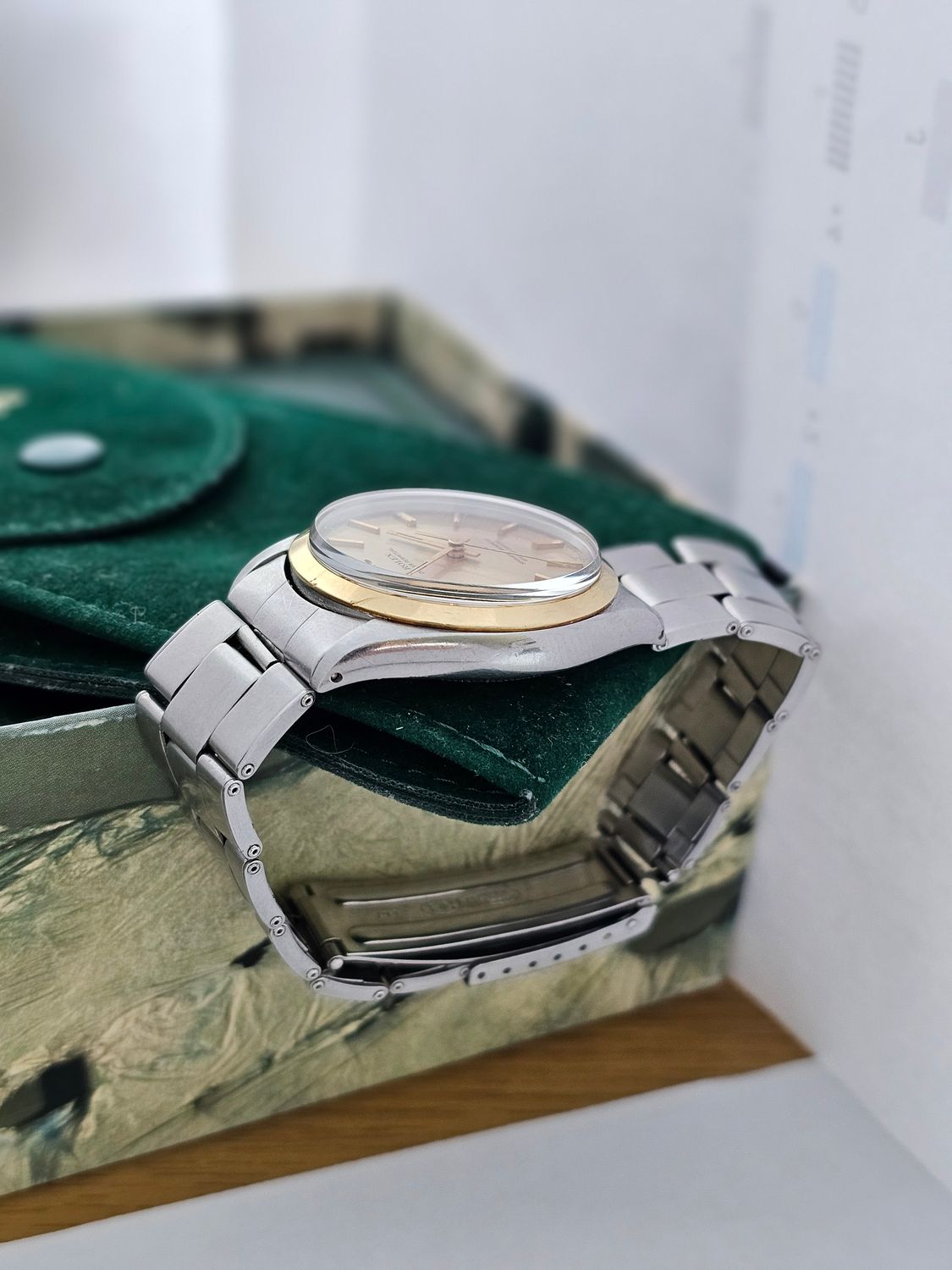 Rolex Oyster Perpetual 34mm Champagne Dial, Ref 1002 Fully Serviced