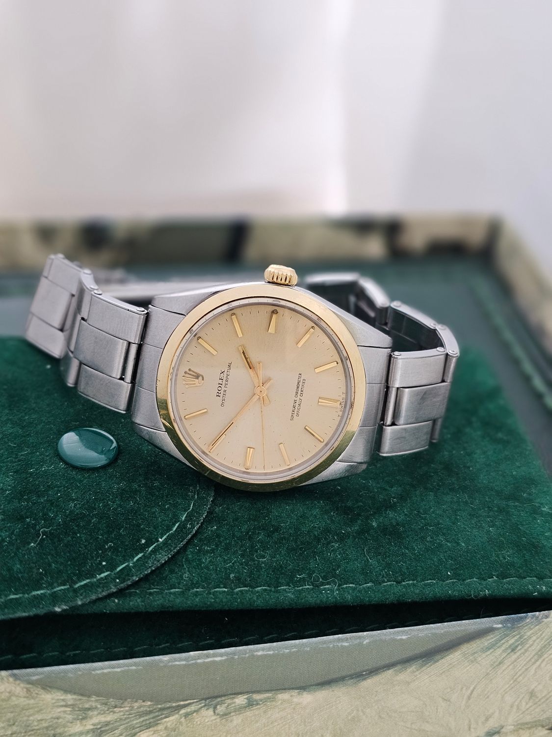 Rolex Oyster Perpetual 34mm Champagne Dial, Ref 1002 Fully Serviced