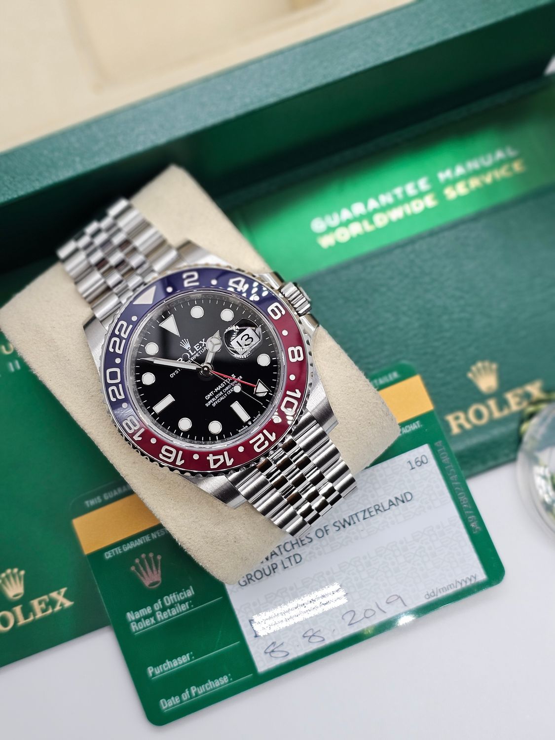 Rolex GMT Master II Watch, 126710 BLRO &#39;Pepsi&#39; Excellent Condition