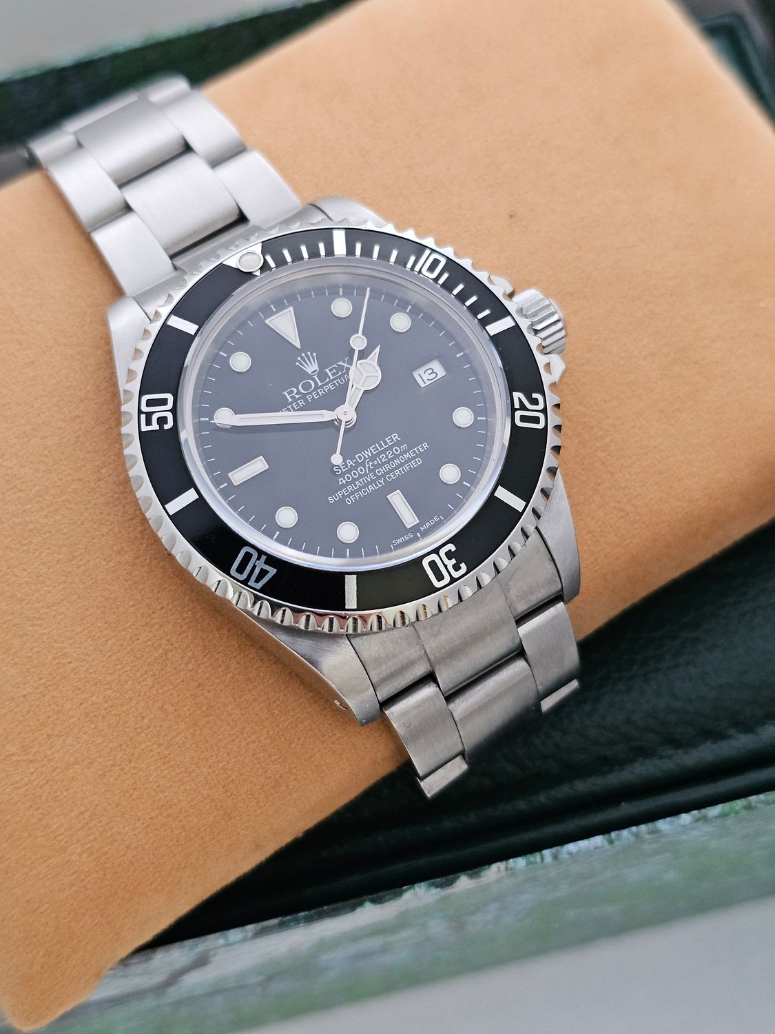 Rolex Sea-Dweller Watch, Ref 16600 &#39;Serif Fat 4&#39; Bezel, Full Set