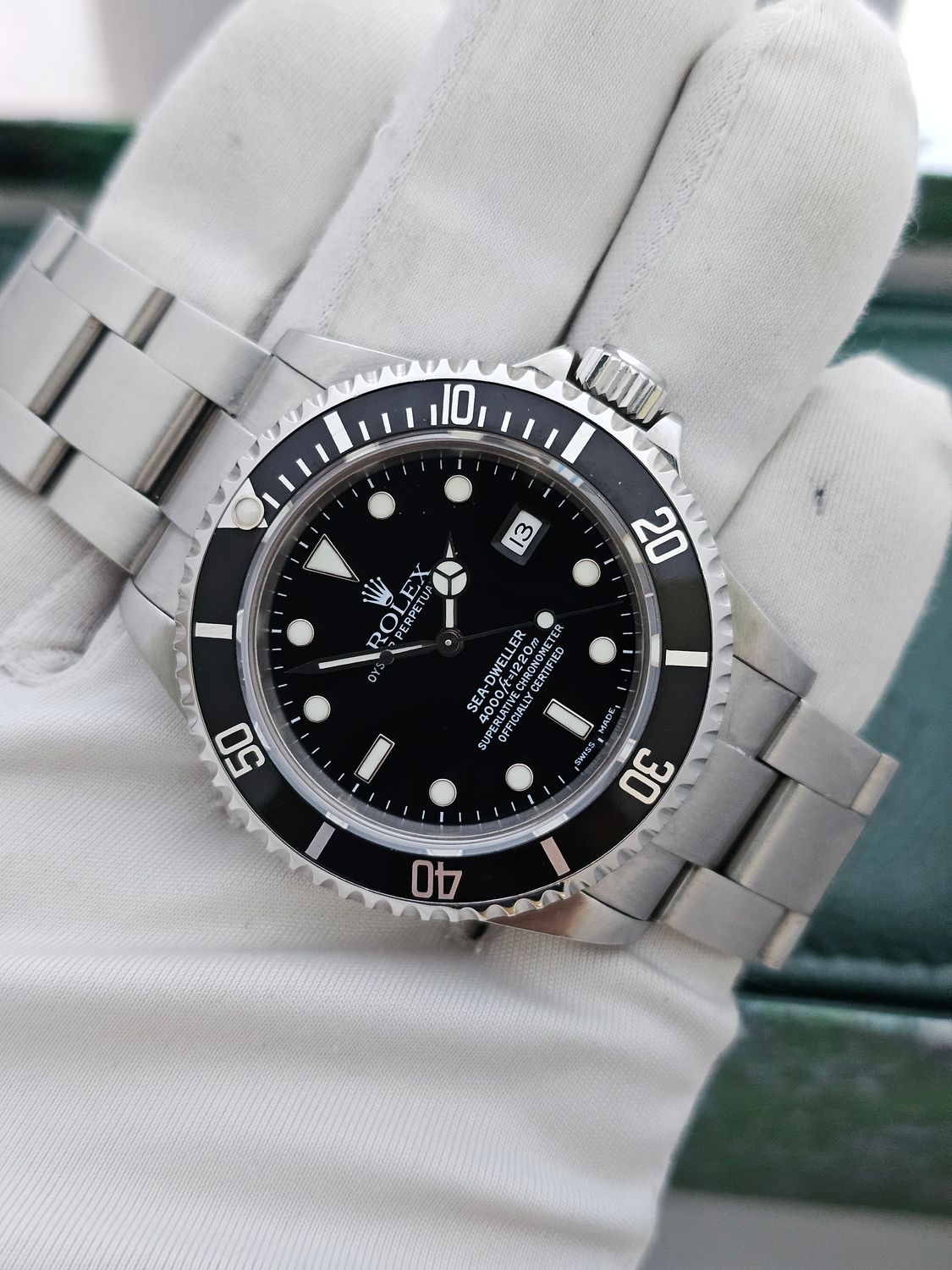 Rolex Sea-Dweller Watch, Ref 16600 &#39;Serif Fat 4&#39; Bezel, Full Set