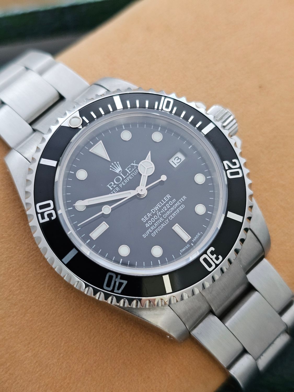 Rolex Sea-Dweller Watch, Ref 16600 &#39;Serif Fat 4&#39; Bezel, Full Set