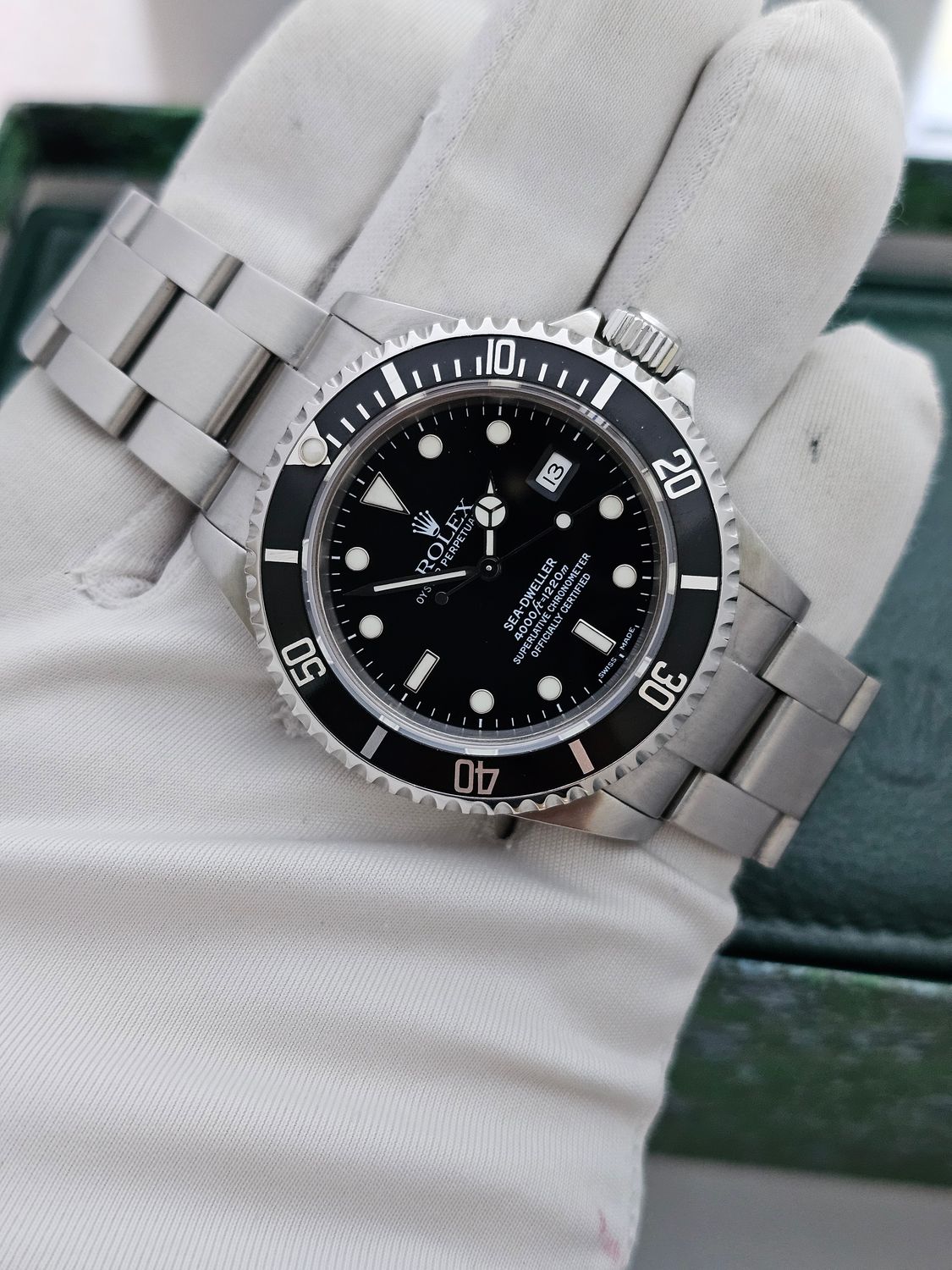 Rolex Sea-Dweller Watch, Ref 16600 &#39;Serif Fat 4&#39; Bezel, Full Set