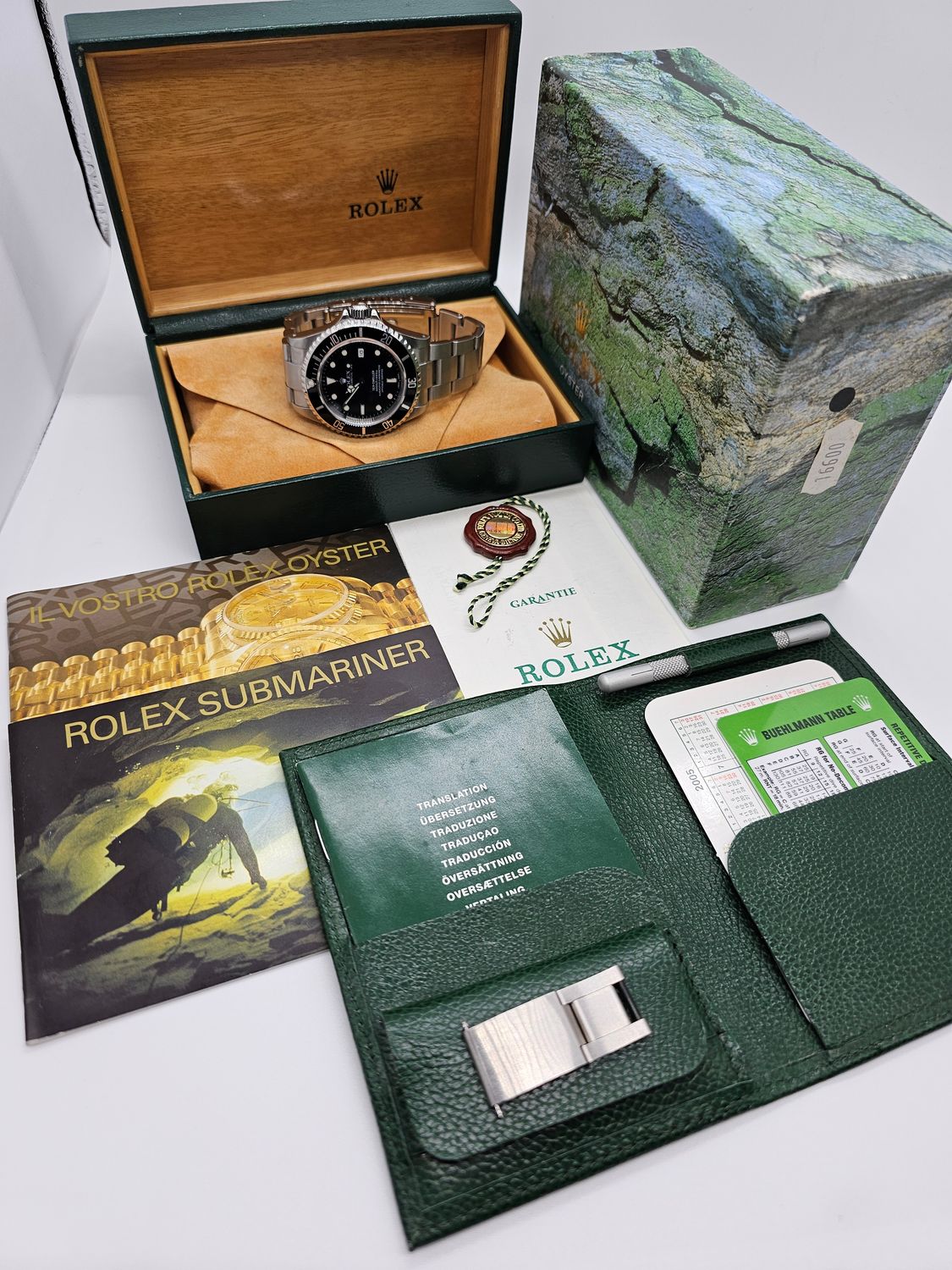 Rolex Sea-Dweller Watch, Ref 16600 &#39;Serif Fat 4&#39; Bezel, Full Set