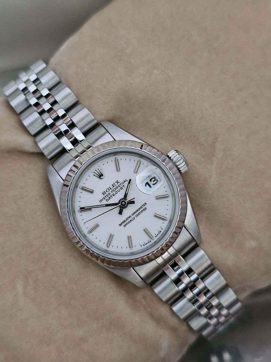 Rolex Datejust Ladies Watch 26mm Ref 69174, Full Set Excellent Condition