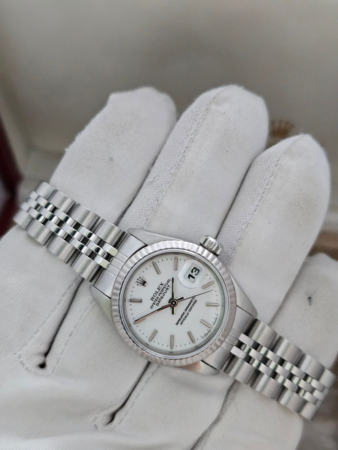 Rolex Datejust Ladies Watch 26mm Ref 69174, Full Set Excellent Condition