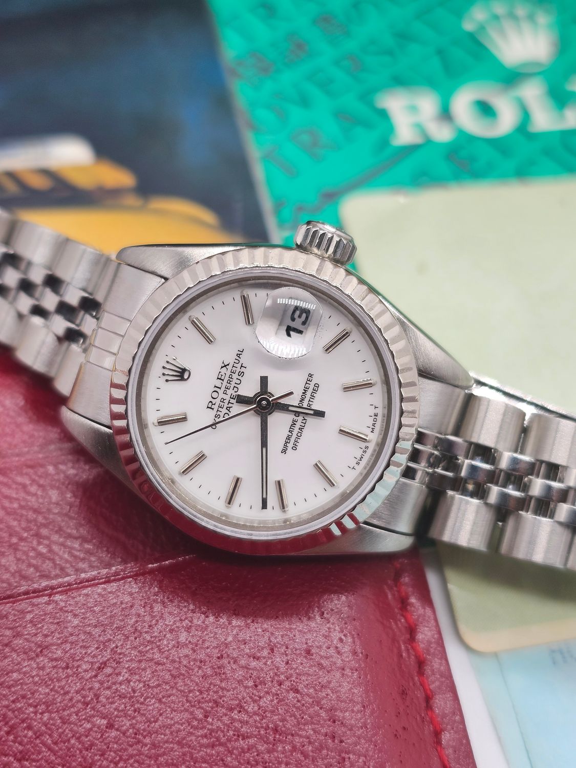 Rolex Datejust Ladies Watch 26mm Ref 69174, Full Set Excellent Condition