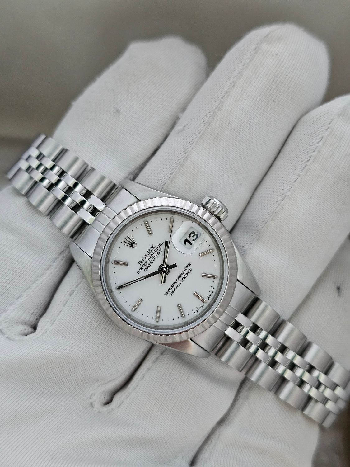 Rolex Datejust Ladies Watch 26mm Ref 69174, Full Set Excellent Condition