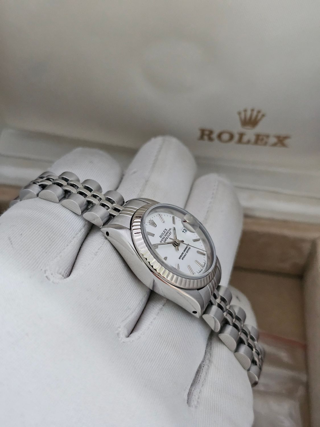 Rolex Datejust Ladies Watch 26mm Ref 69174, Full Set Excellent Condition