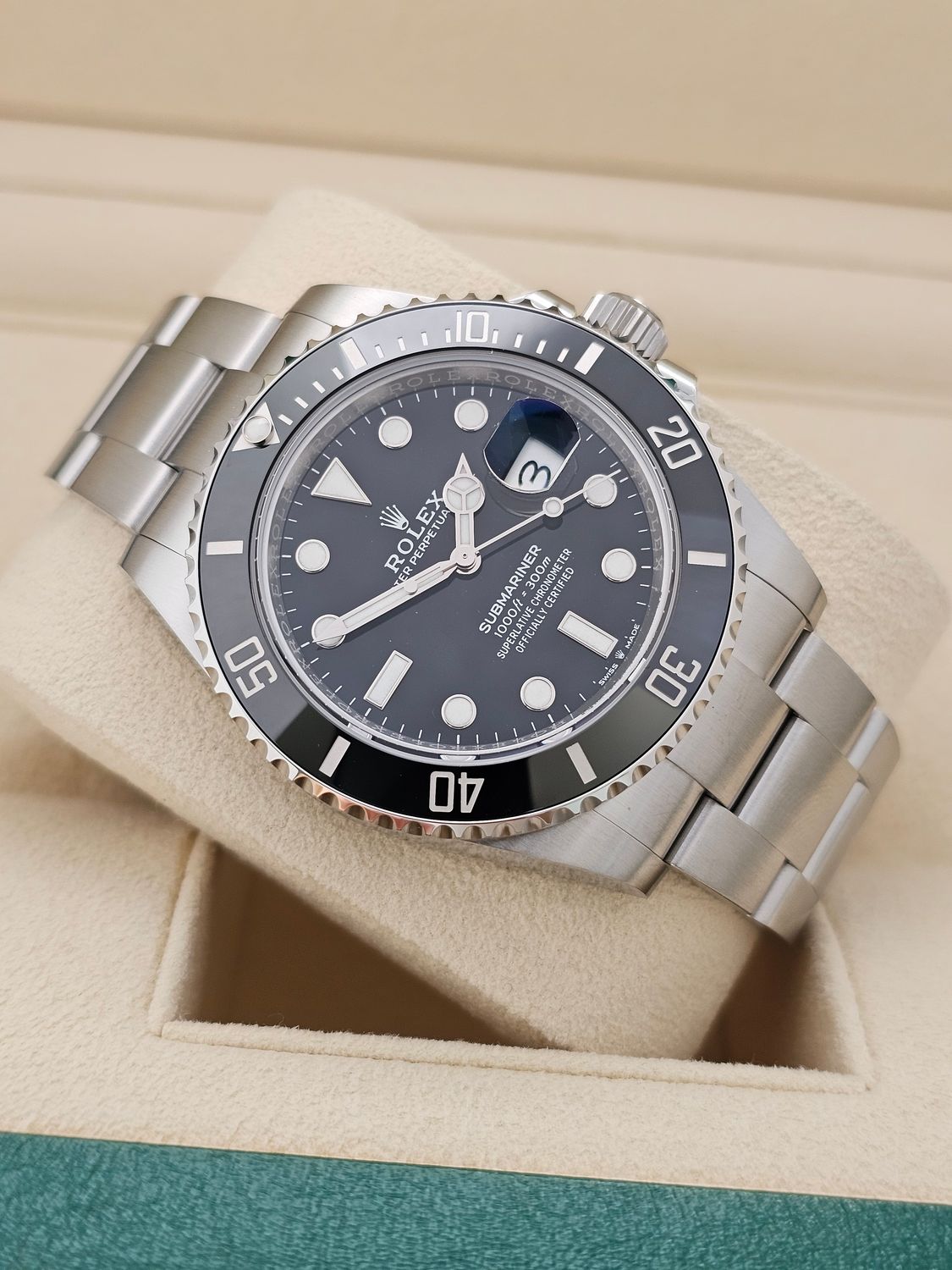 Rolex Submariner Date Watch Ref 126610LN, 41mm 2023 Full Set, New &amp; Unworn
