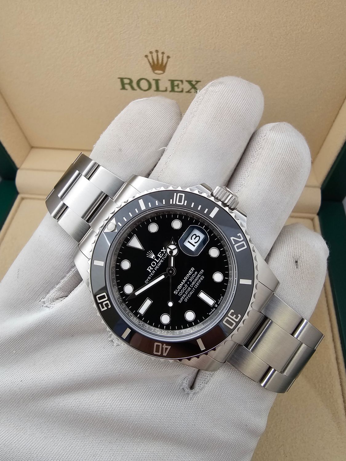 Rolex Submariner Date Watch Ref 126610LN, 41mm 2023 Full Set, New &amp; Unworn