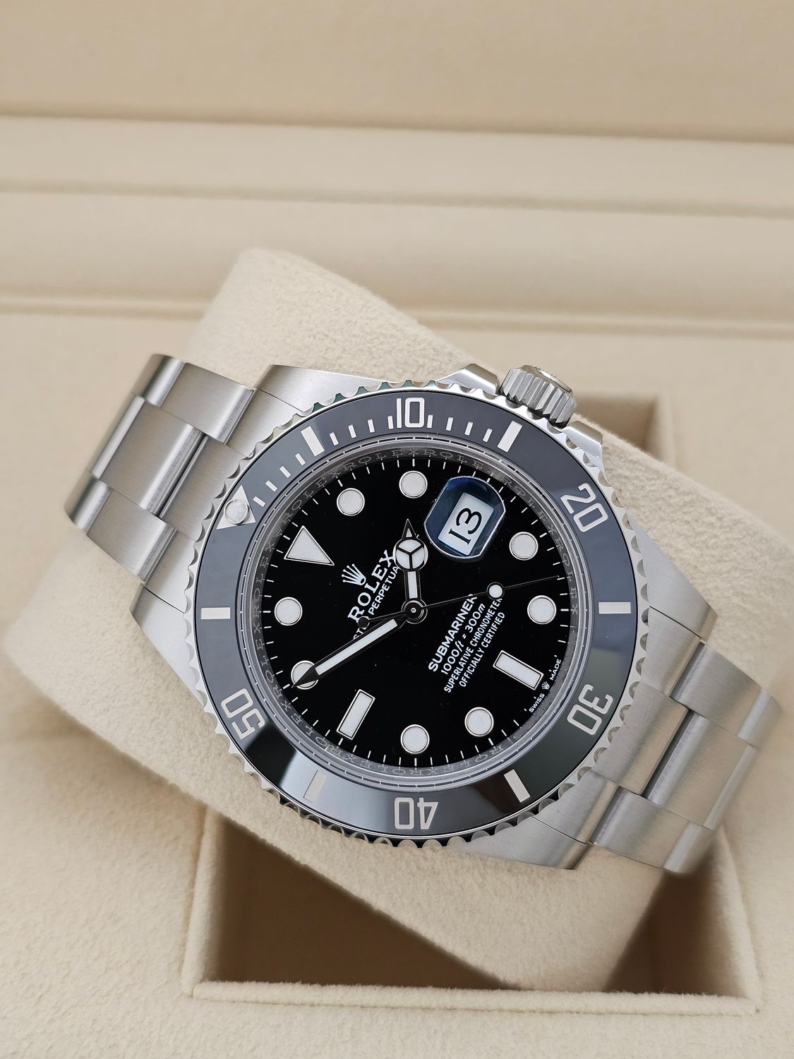 Rolex Submariner Date Watch Ref 126610LN, 41mm 2023 Full Set, New &amp; Unworn
