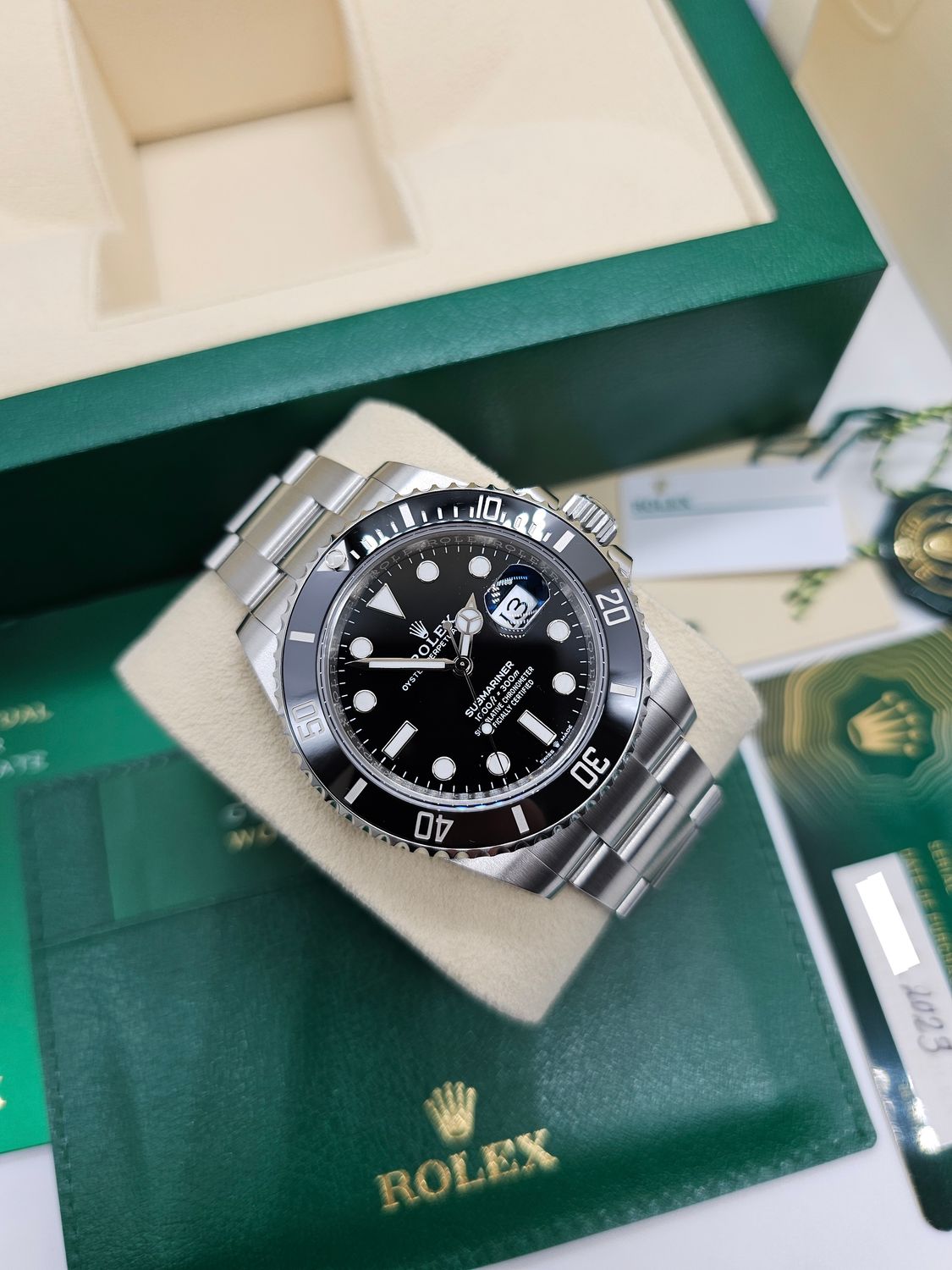 Rolex Submariner Date Watch Ref 126610LN, 41mm 2023 Full Set, New &amp; Unworn