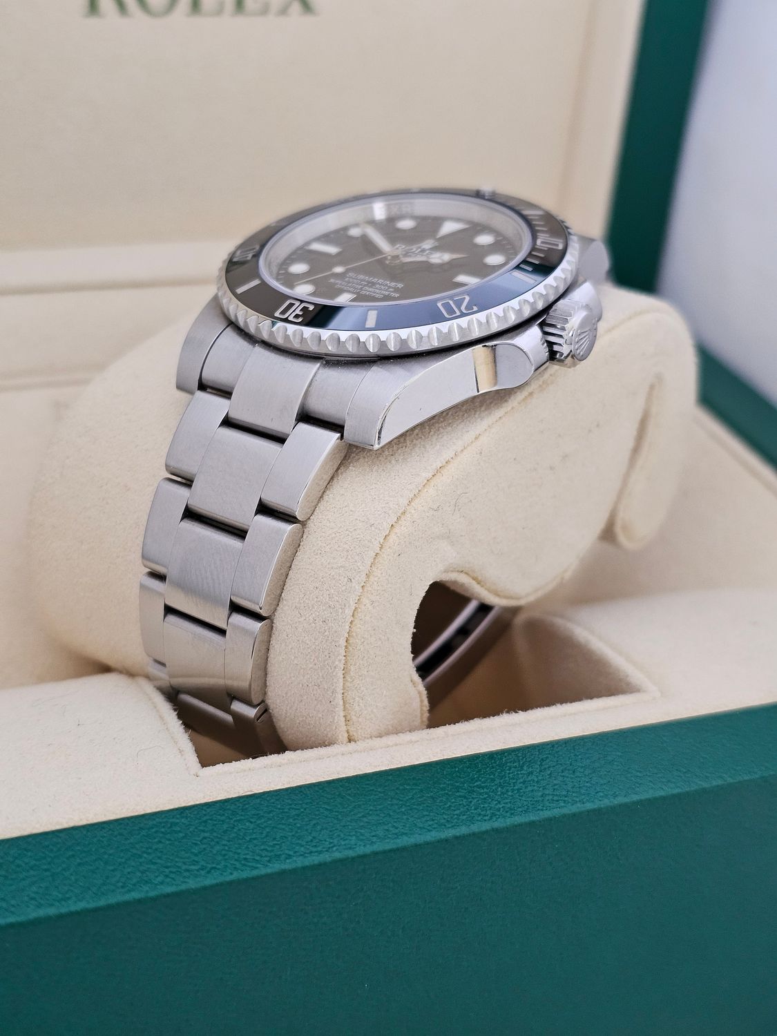Rolex Submariner Watch 114060, 2016 Box &amp; Papers Unpolished
